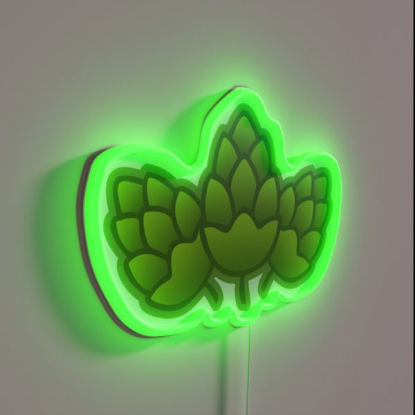 Trio Of Hops RGB Neon Sign