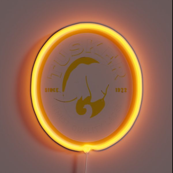 Tusker Lager Logo RGB Neon Sign