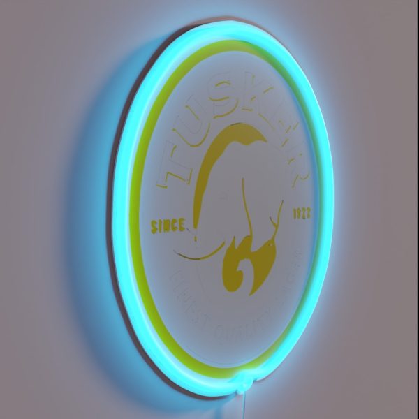 Tusker Lager Logo RGB Neon Sign