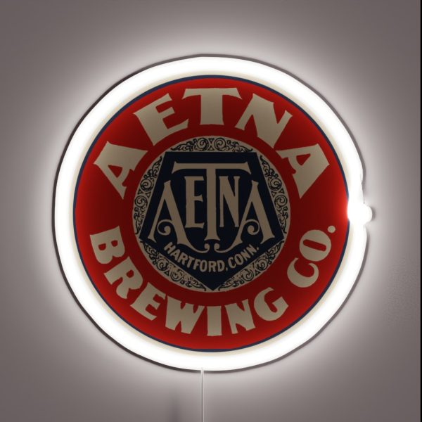 Vintage Aetna Beer RGB Neon Sign