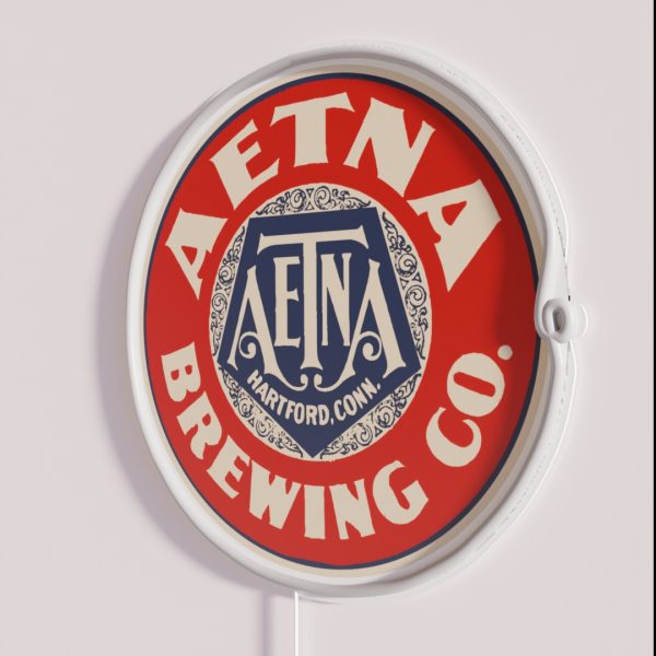 Vintage Aetna Beer RGB Neon Sign