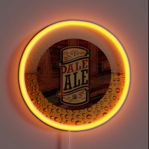 VINTAGE BEER LABEL RGB Neon Sign