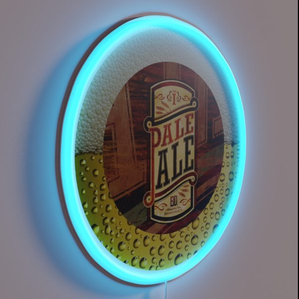 VINTAGE BEER LABEL RGB Neon Sign