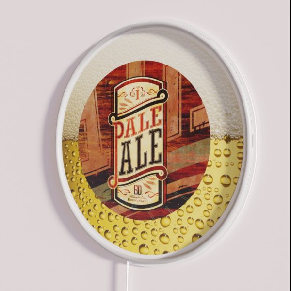 VINTAGE BEER LABEL RGB Neon Sign