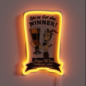 Vintage Detroit Malt Liquor RGB Neon Sign