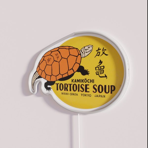 Vintage Japanese Tortoise Soup RGB Neon Sign