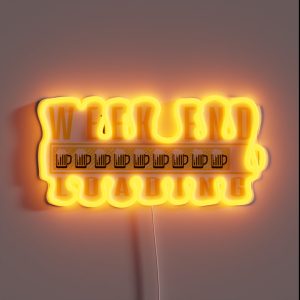 Weekend Beer RGB Neon Sign