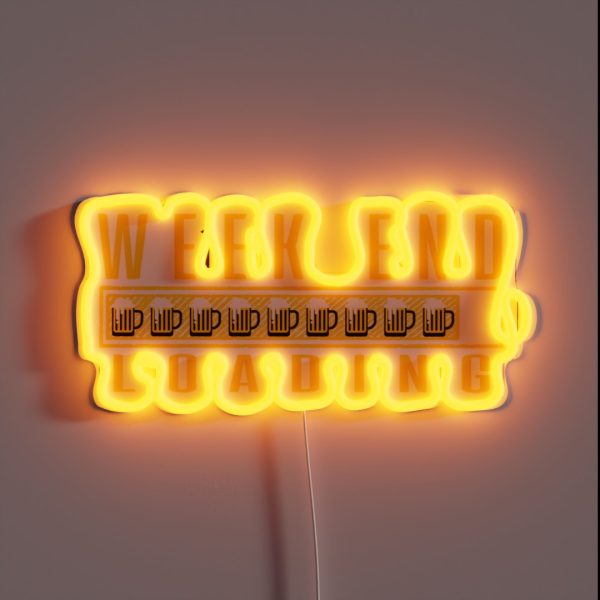 Weekend Beer RGB Neon Sign