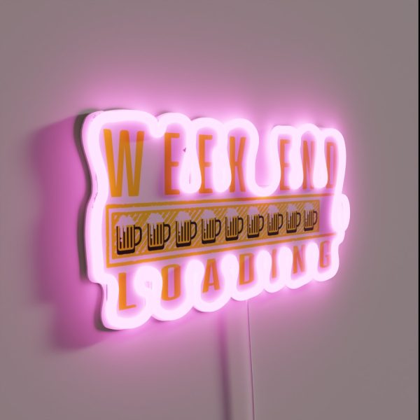 Weekend Beer RGB Neon Sign