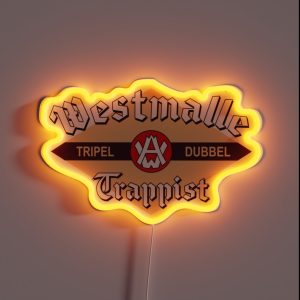 Westmalle Trappist Belgian Beer Logo RGB Neon Sign