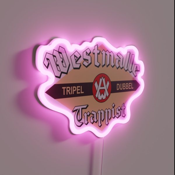Westmalle Trappist Belgian Beer Logo RGB Neon Sign