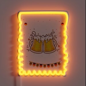 What Happens In The Biergarten Stays In The Biergarten RGB Neon Sign