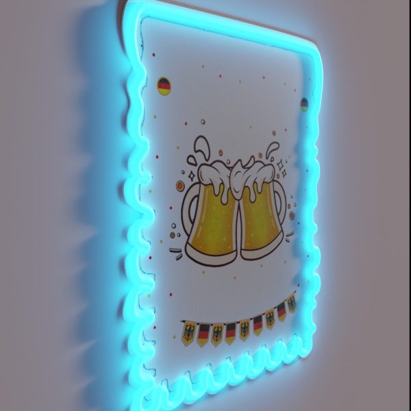 What Happens In The Biergarten Stays In The Biergarten RGB Neon Sign