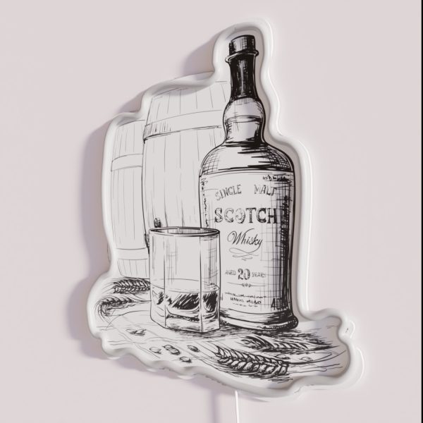 Whiskey Distillery RGB Neon Sign