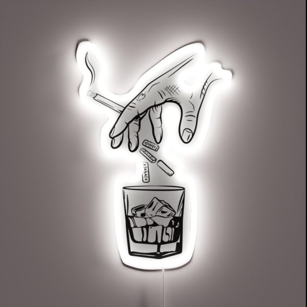 Xanax Pills Xanax Gonna Take You RGB Neon Sign