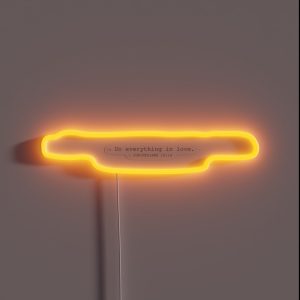 1 Corinthians 16 14 RGB Neon Sign