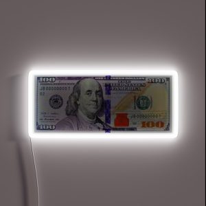 100 Dollar Bill RGB Neon Sign 100 Dollar Bill RGB Neon Sign