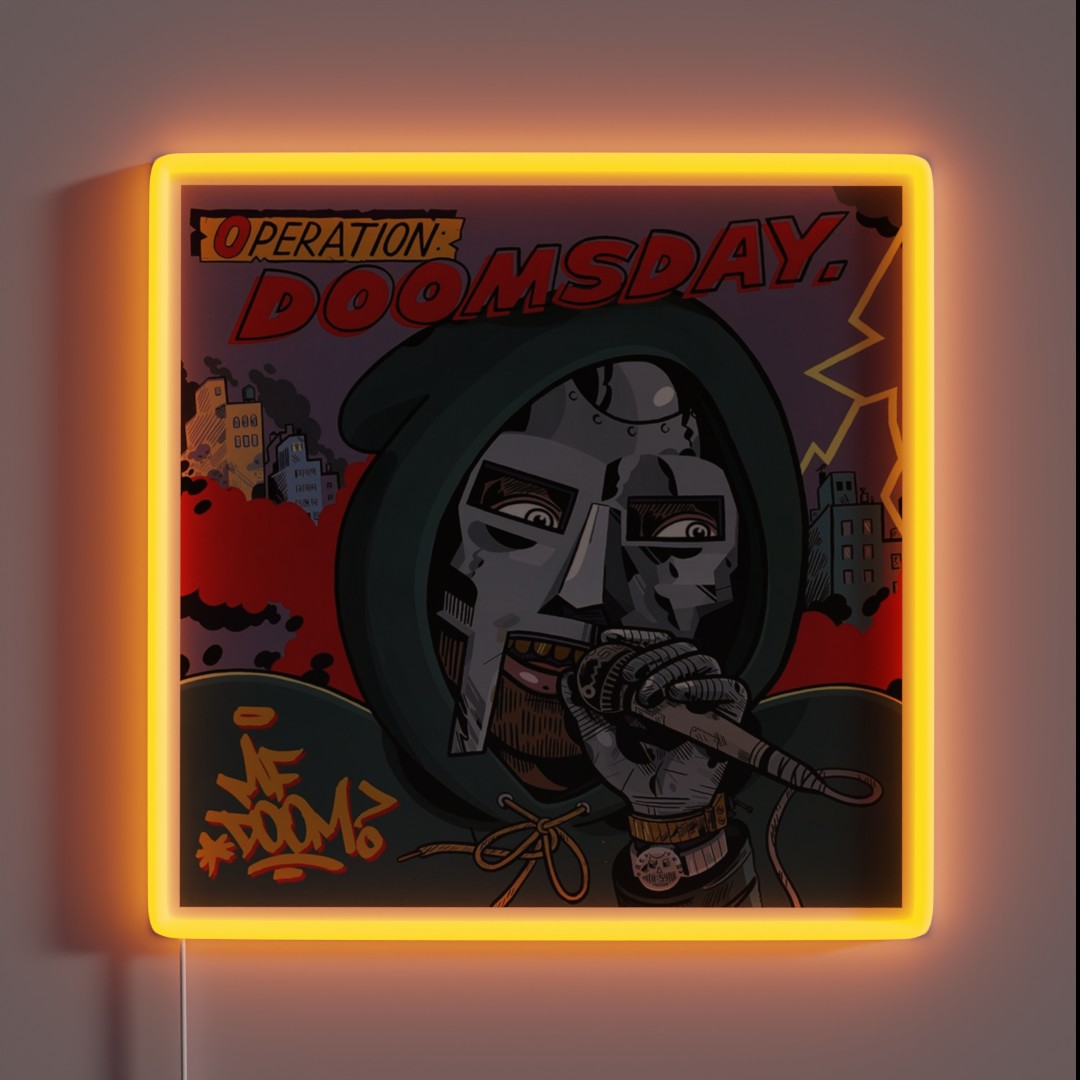 12 Doomsday Operation Concert Cover Comic RGB Neon Sign 12 Doomsday Operation Concert Cover Comic RGB Neon Sign