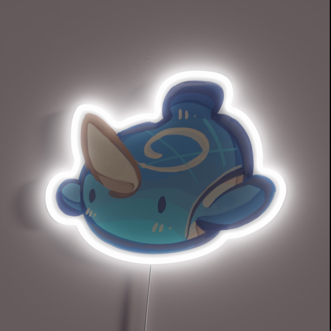 1203 Tartaglia Whale RGB Neon Sign 1203 Tartaglia Whale RGB Neon Sign