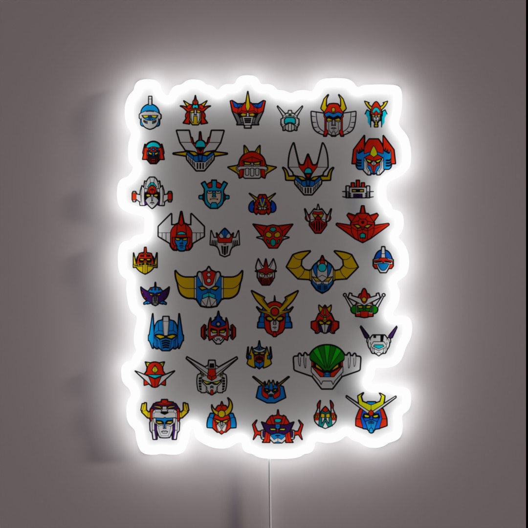 177 Robot Color RGB Neon Sign 177 Robot Color RGB Neon Sign