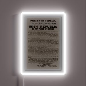 1916 Proclamation Of The Irish Republic RGB Neon Sign 1916 Proclamation Of The Irish Republic RGB Neon Sign