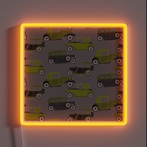 1920 S Cars RGB Neon Sign 1920 S Cars RGB Neon Sign