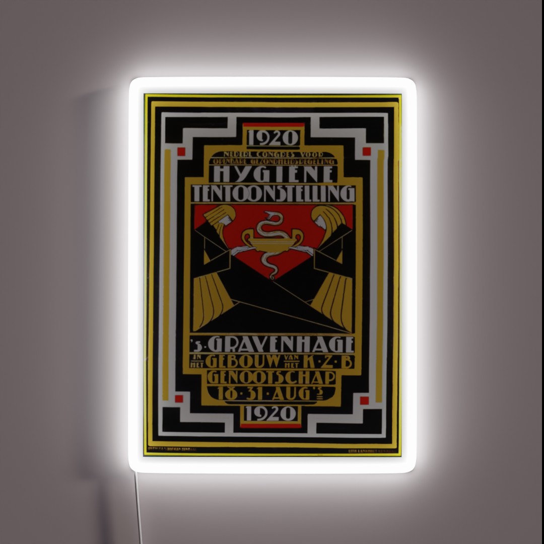 1920 S Dutch Poster RGB Neon Sign 1920 S Dutch Poster RGB Neon Sign