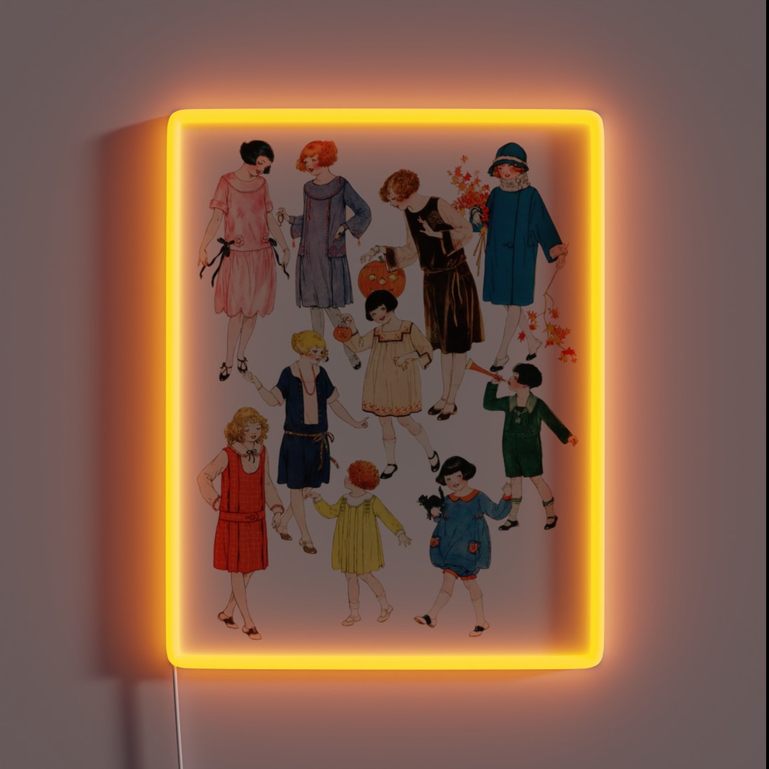 1920 S Girls RGB Neon Sign 1920 S Girls RGB Neon Sign