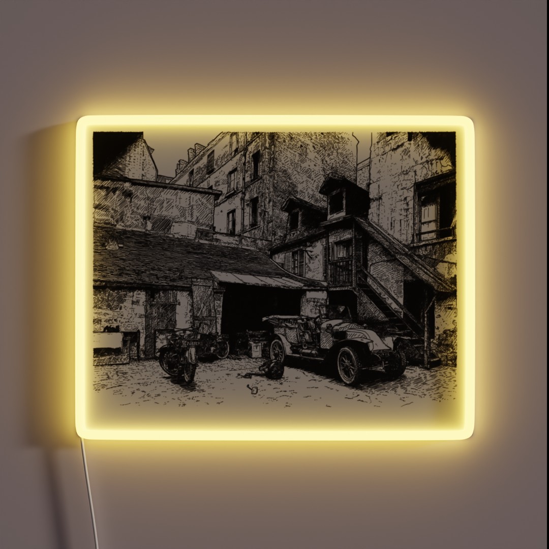 1920 S Paris Garage RGB Neon Sign 1920 S Paris Garage RGB Neon Sign