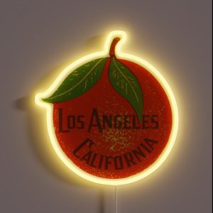 1925 Los Angeles California RGB Neon Sign