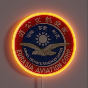 1930 Eurasia Aviation Corporation RGB Neon Sign