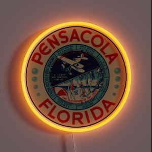 1930s Pensacola Florida RGB Neon Sign