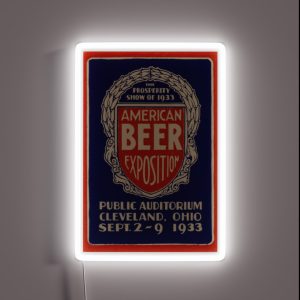 1933 American Beer Exposition RGB Neon Sign