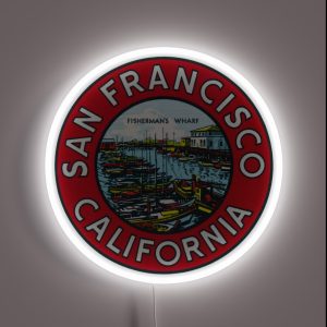 1940 S Fisherman S Wharf San Francisco RGB Neon Sign 1940 S Fisherman S Wharf San Francisco RGB Neon Sign