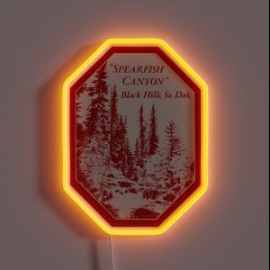 1940 Spearfish Canyon South Dakota RGB Neon Sign
