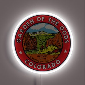 1950 Garden Of The Gods Colorado RGB Neon Sign 1950 Garden Of The Gods Colorado RGB Neon Sign