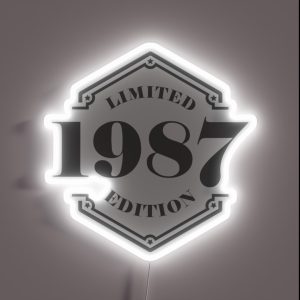1987 Limited Edition RGB Neon Sign 1987 Limited Edition RGB Neon Sign