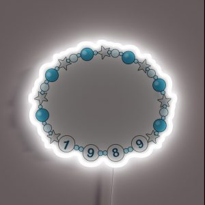 1989 Friendship Bracelet RGB Neon Sign