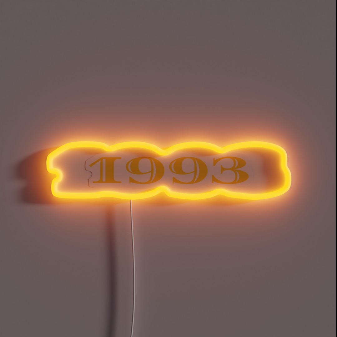 1993 Retro RGB Neon Sign 1993 Retro RGB Neon Sign