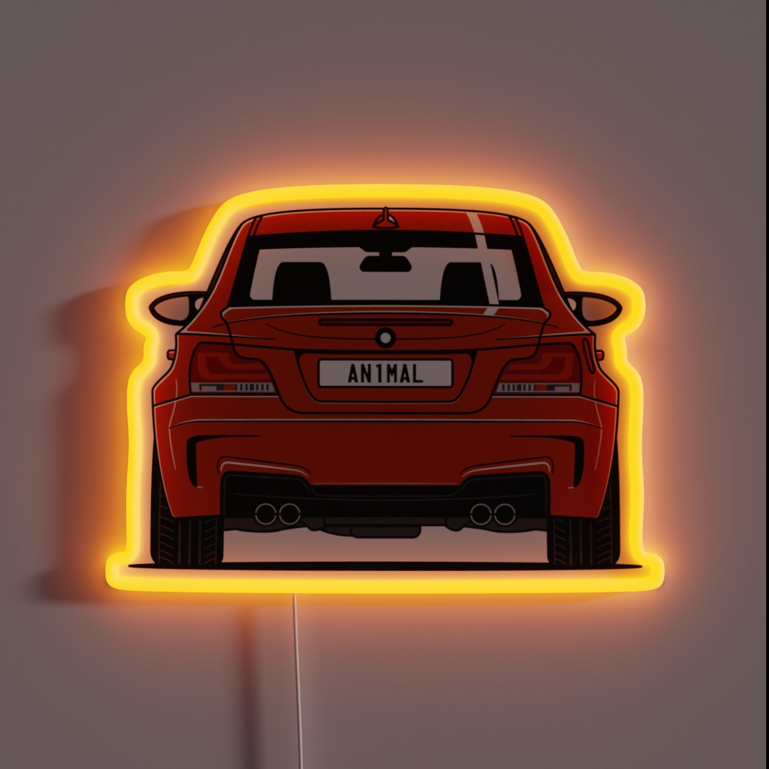 1M Coupe Road Car RGB Neon Sign 1M Coupe Road Car RGB Neon Sign
