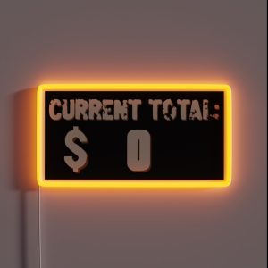 2 Broke Girls Current Total RGB Neon Sign 2 Broke Girls Current Total RGB Neon Sign