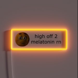2 Melatonin RGB Neon Sign
