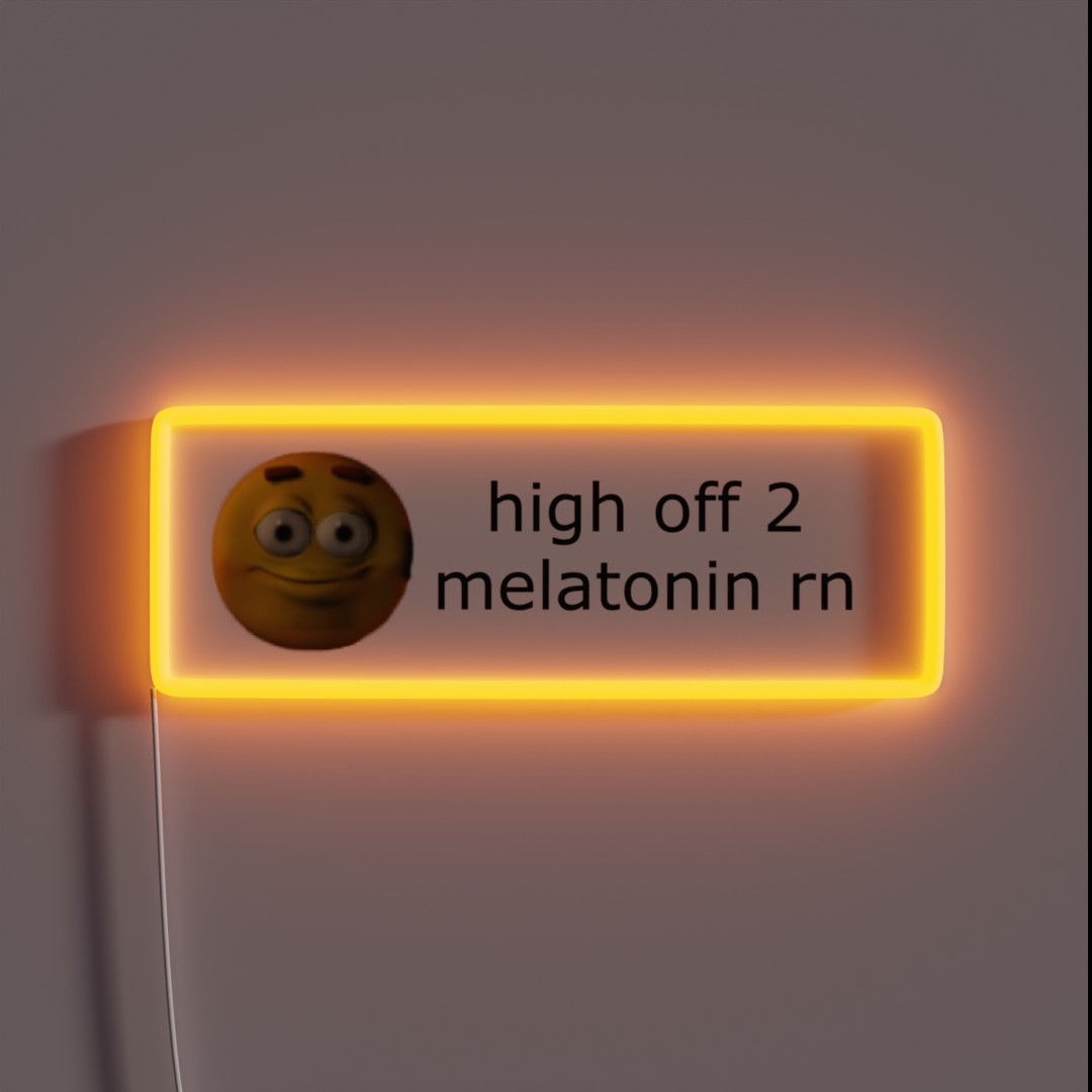 2 Melatonin RGB Neon Sign 2 Melatonin RGB Neon Sign