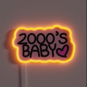 2000 S Baby Aesthetic RGB Neon Sign