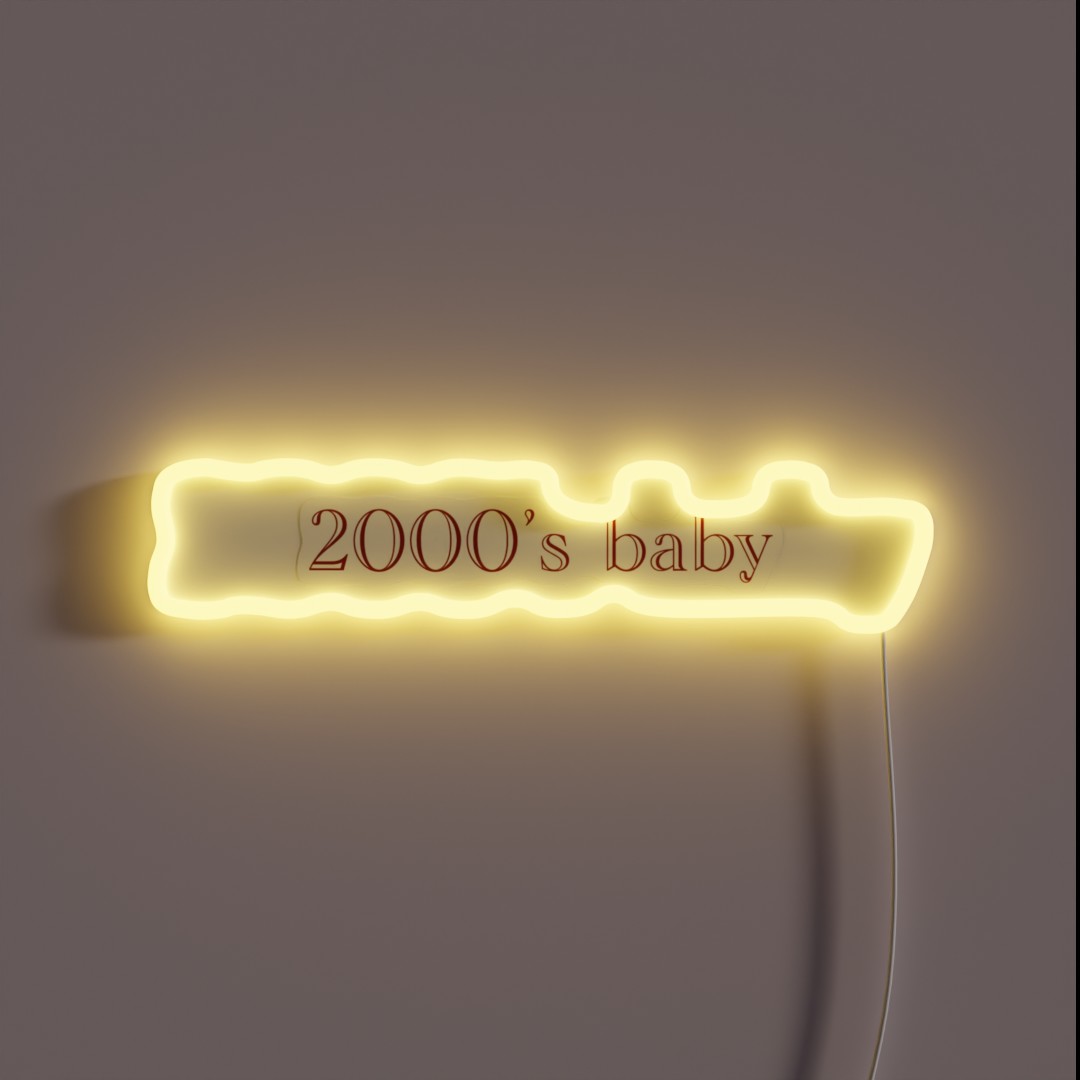 2000 S Baby RGB Neon Sign 2000 S Baby RGB Neon Sign