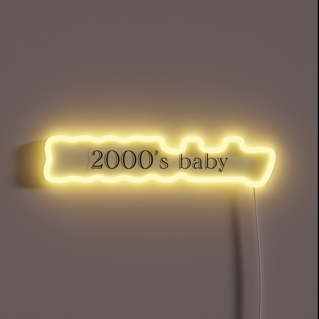 2000 S Baby RGB Neon Sign 2000 S Baby RGB Neon Sign