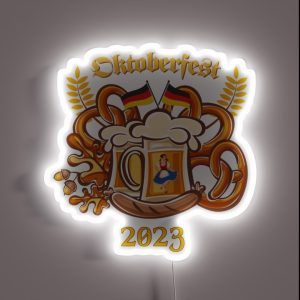 2023 Oktoberfest German Beer Festival RGB Neon Sign