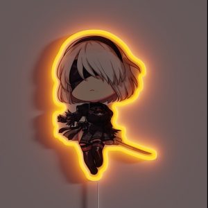 2B Chibi RGB Neon Sign 2B Chibi RGB Neon Sign