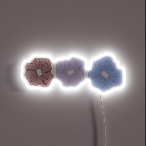 3 Scrunchies RGB Neon Sign
