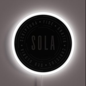 5 Solas Of The Reformation Scripture Faith Grace Christ Glory RGB Neon Sign 5 Solas Of The Reformation Scripture Faith Grace Christ Glory RGB Neon Sign